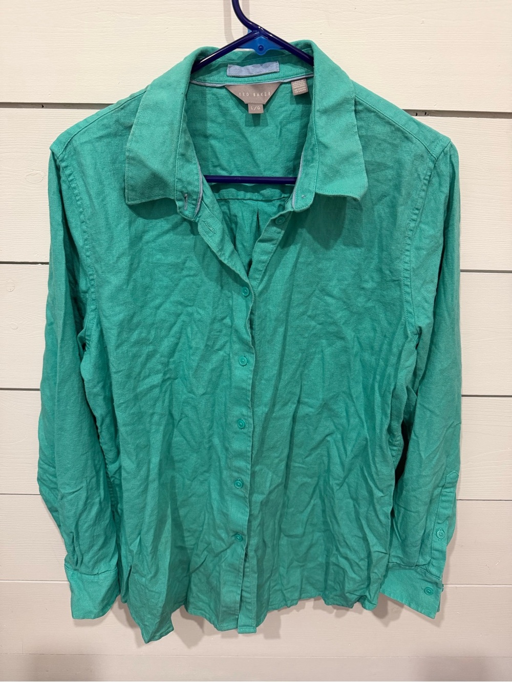 Ted Baker Turquoise Button-Down Shirt